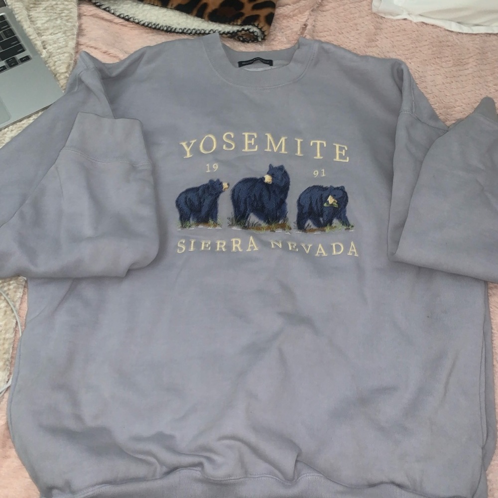 brandy melville purple crewneck💜